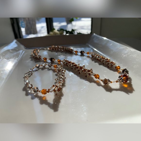 Swarovski Beaded & Crystals Handmade Set - Picture 4 of 11